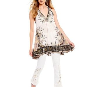 Free People Steal the Sun woven printed tunic top